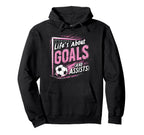 Soccer Soccer Player Lifes About Goals Hoodie - Streetwear Style Men Women
