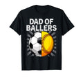 Dad Ballers Father Son Softball T-Shirt - Streetwear Style Men Women