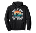 Soccer Goalie Dad Broke Dad Soccer Hoodie - Novelty Apparel Unisex