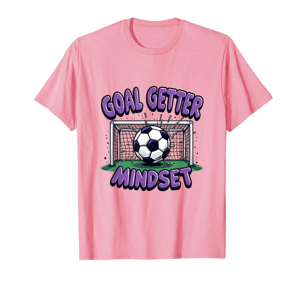 Goal Getter Mindset Soccer T-Shirt - Graphic Print for Adults