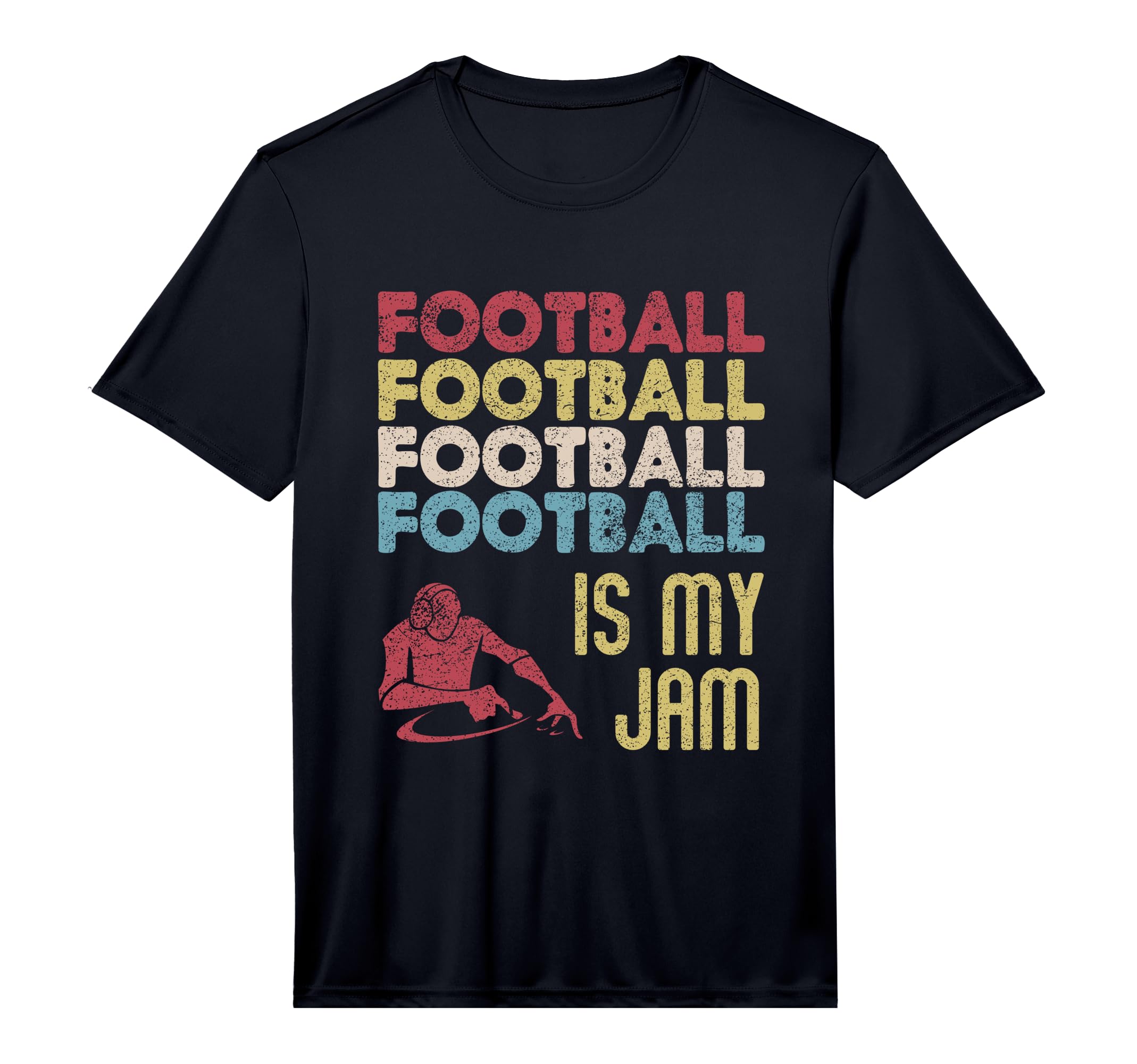 Mens Football Is My Jam Fun Sport T-Shirt - Streetwear Style Men Women