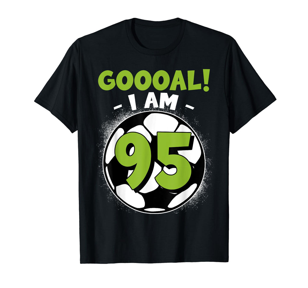 95 Year Old Birthday Soccer Themed 95Thb T-Shirt - Unique Graphic Unisex