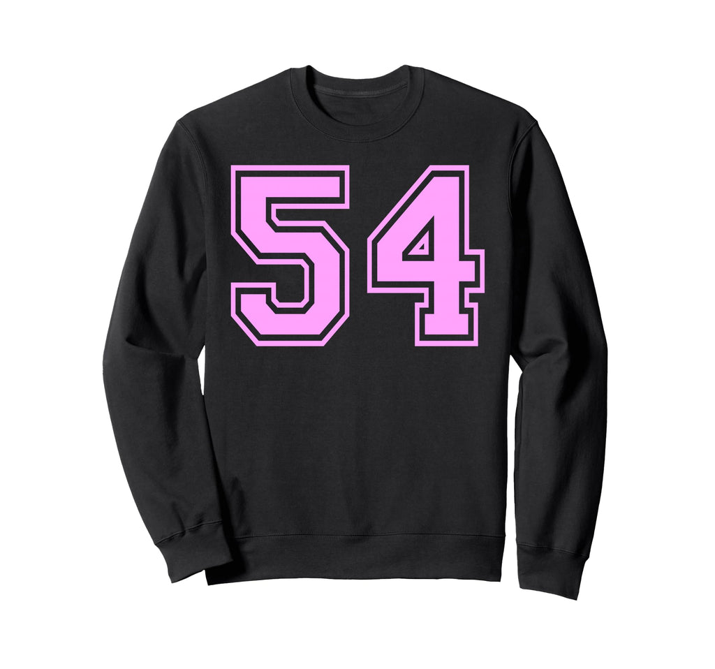 54 Number Fifty Four Sports Varsity Sweatshirt - Graphic Print Men Women