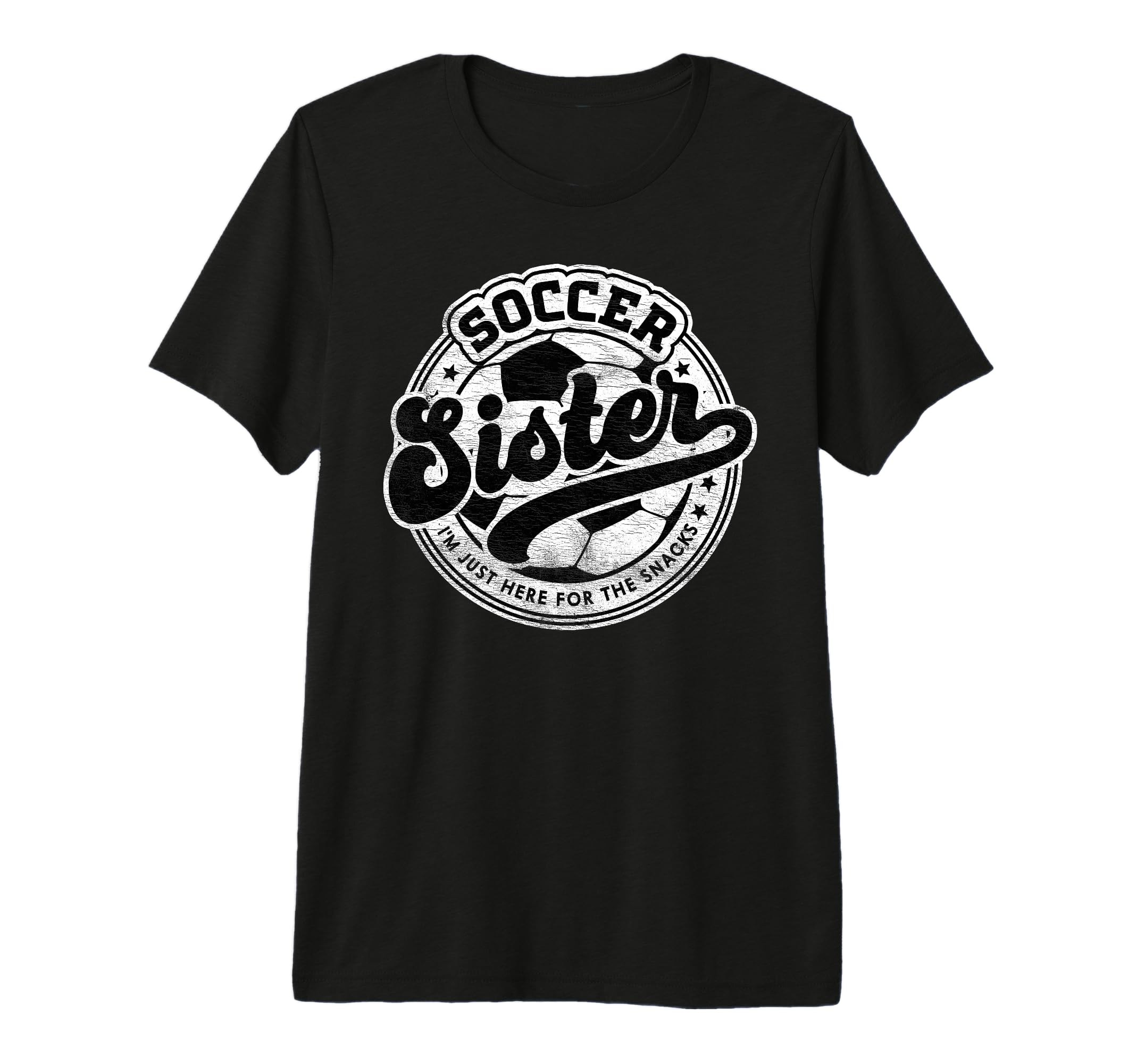 Soccer Sister Sis Family Matching T-Shirt - Casual Everyday Wear Men Women