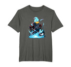 Duck Ice Hockey Player Hockey Stick T-Shirt - Graphic Print Unisex