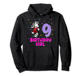 Unicorn Soccer 9Th Birthday Love Funny 9 Hoodie - Trendy Graphic Men Women