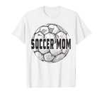 Soccer Mom Game Day Soccer Lovers T-Shirt - Trendy Graphic for Adults