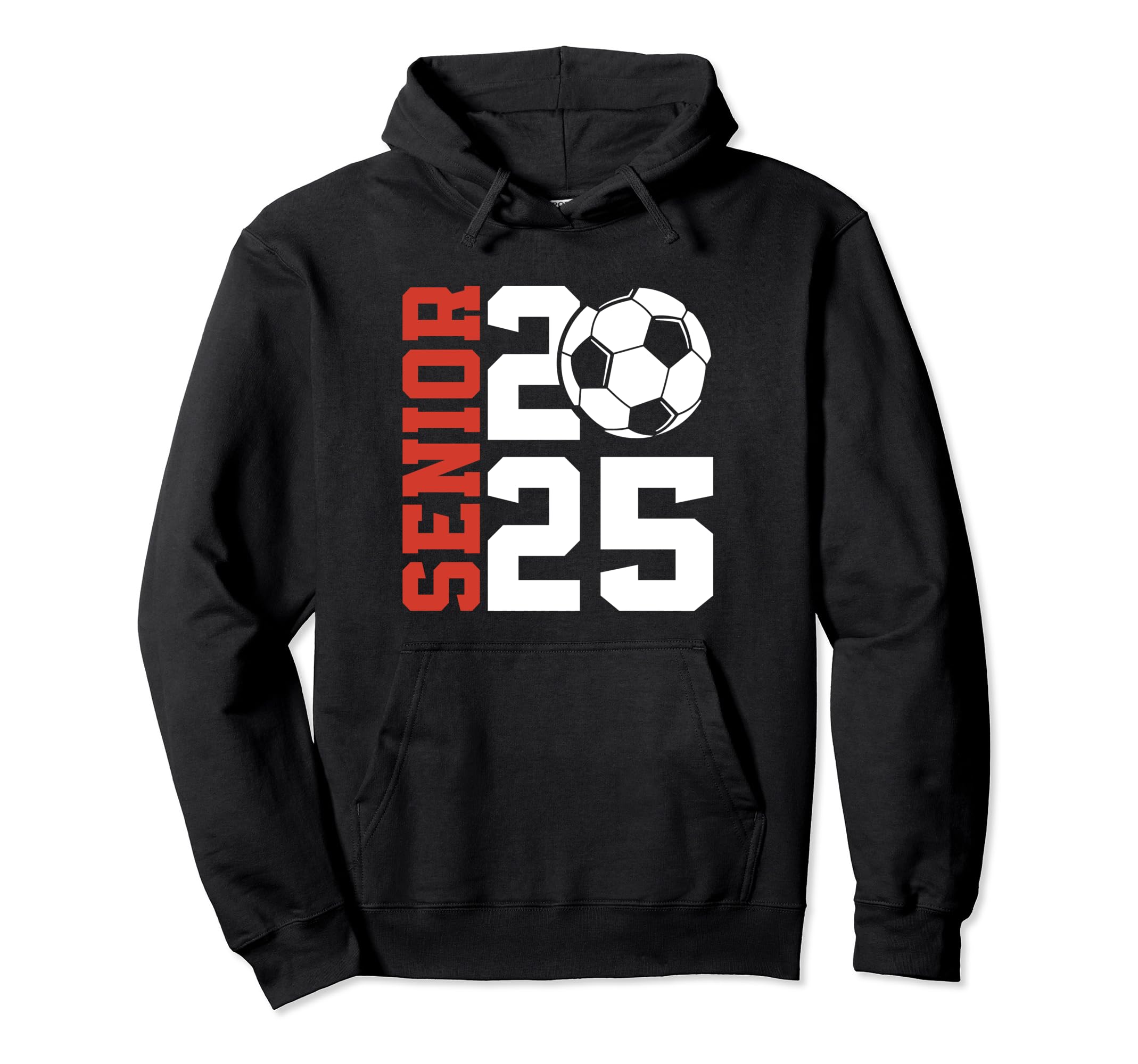 Class 2025 Graduation Senior Soccer Hoodie - Graphic Print for Adults