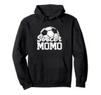 Soccer Momo Gifts Mothers Day Soccer Hoodie - Aesthetic Graphic Unisex