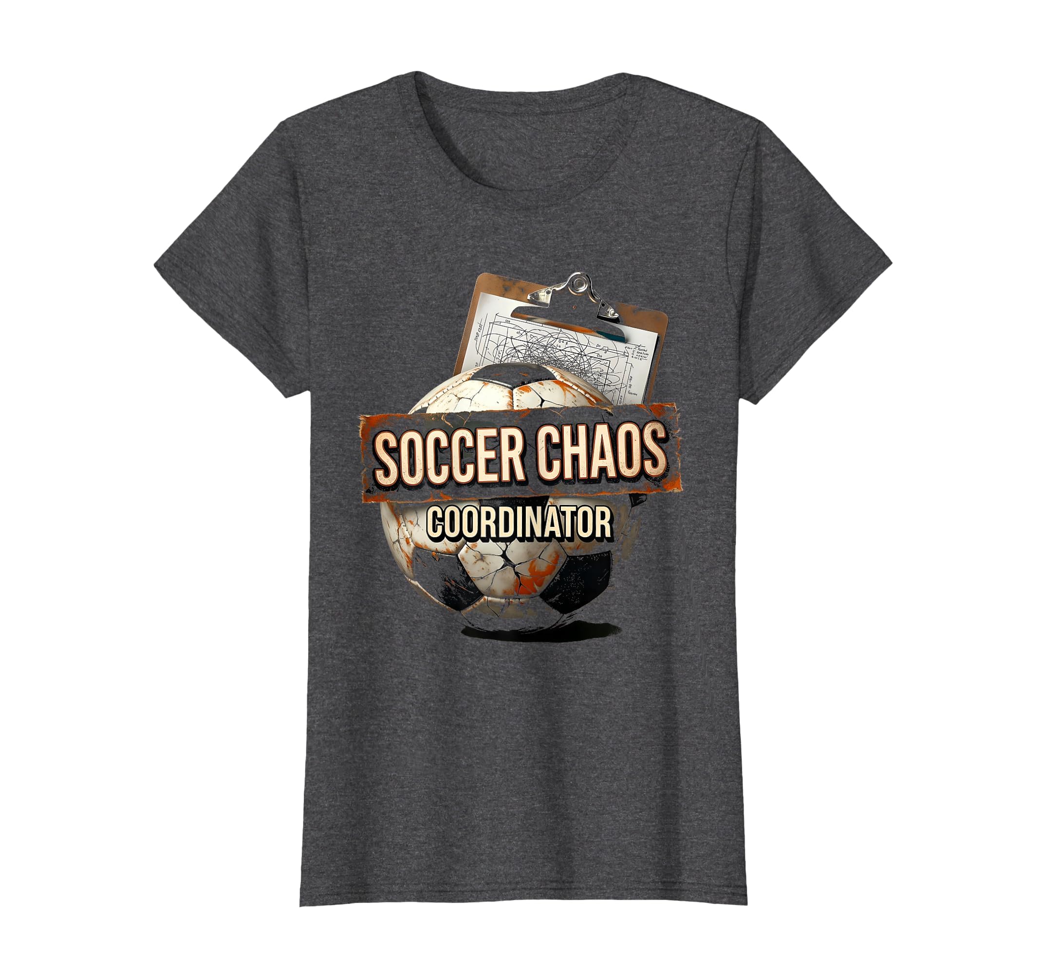 Soccer Chaos Coordinator Funny T-Shirt - Casual Everyday Wear Unisex