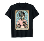 Wrestling Mom Tarot Card Skeleton Mama T-Shirt - Unique Graphic Men Women