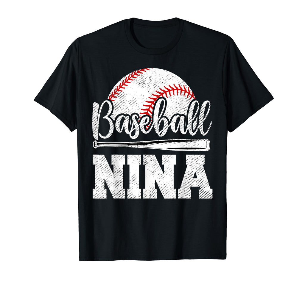 Baseball Nina Baseball Player Game Day T-Shirt - Trendy Graphic for Adults
