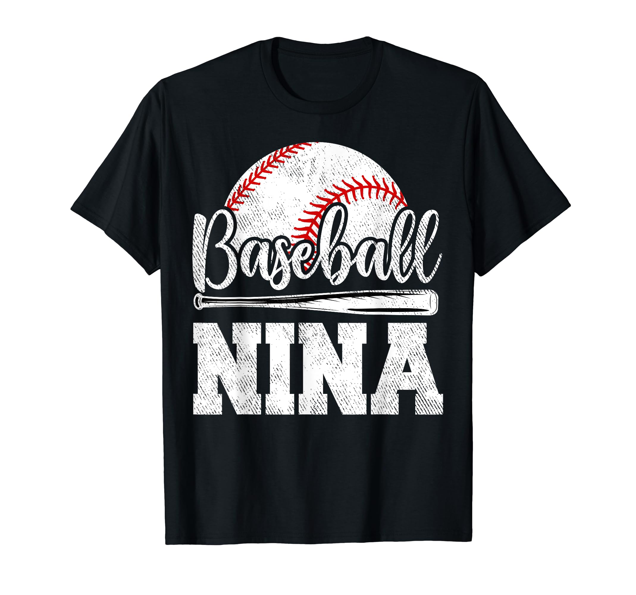 Baseball Nina Baseball Player Game Day T-Shirt - Trendy Graphic for Adults
