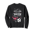 Funny Just Who Loves Soccer Sweatshirt - Streetwear Style for Adults