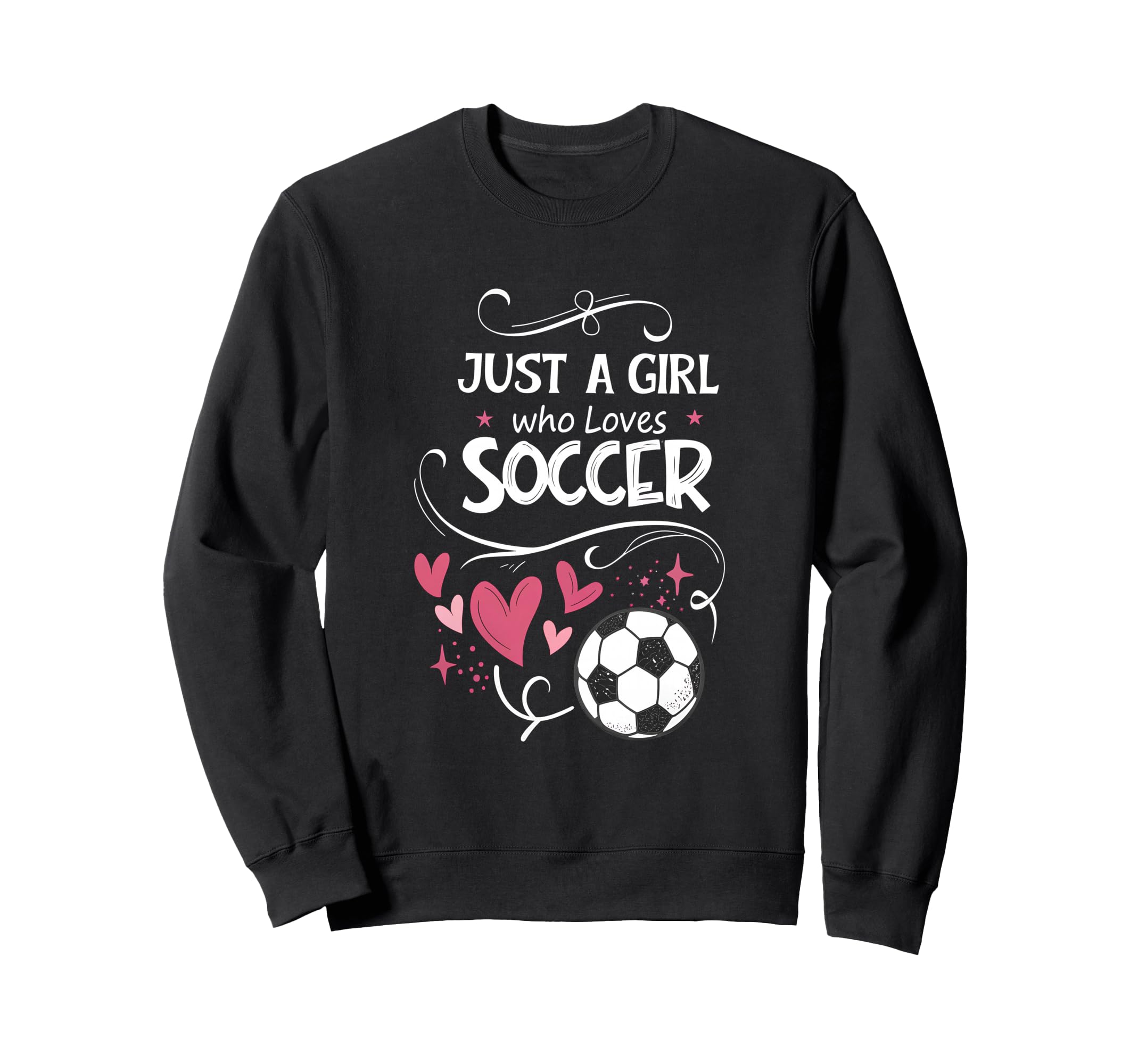 Funny Just Who Loves Soccer Sweatshirt - Streetwear Style for Adults