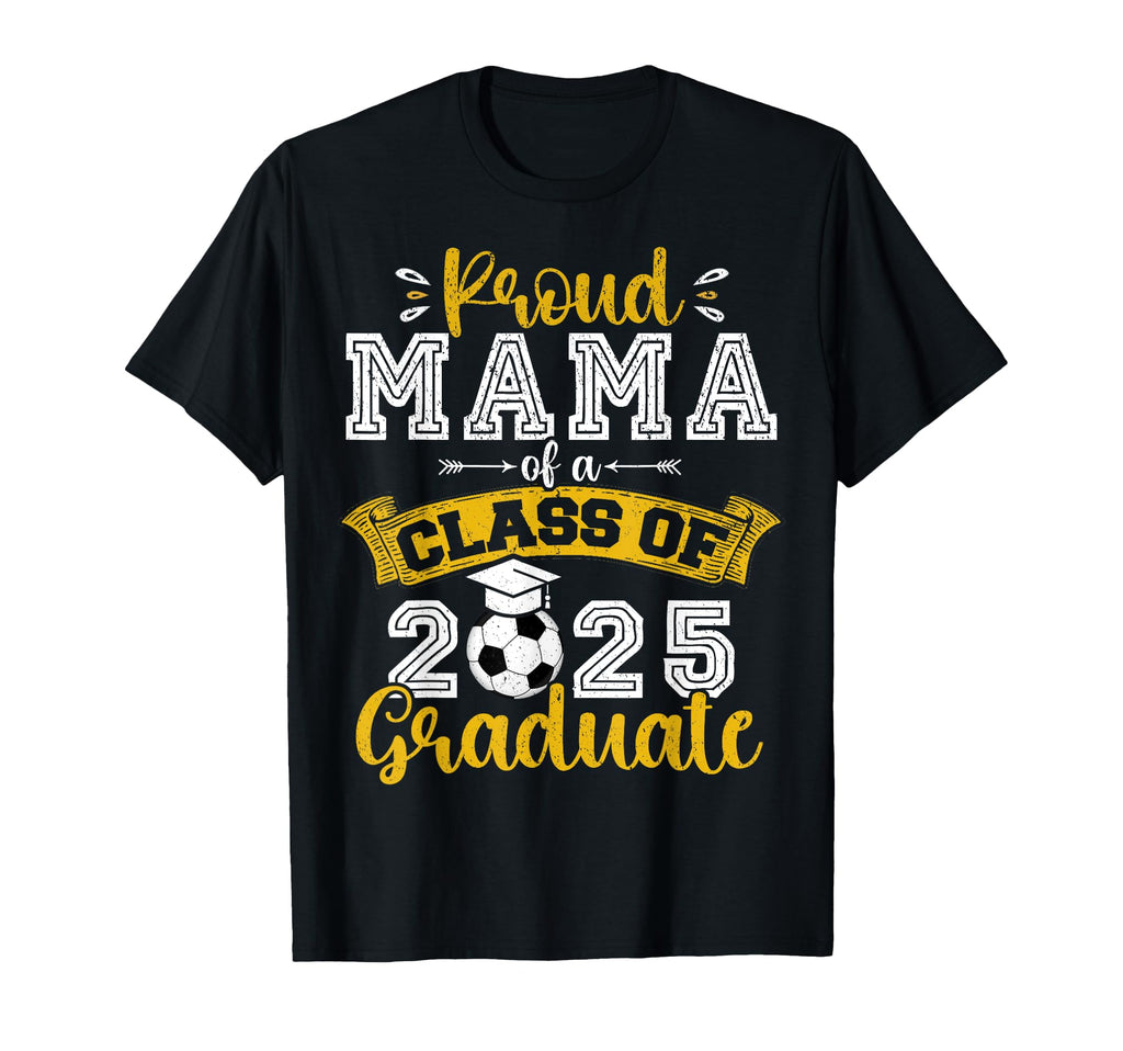 Proud Mama Class 2025 Graduate T-Shirt - Custom Art Print for Adults