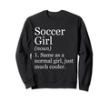 Soccer Definition Funny Sarcastic Sweatshirt - Minimalist Print Unisex