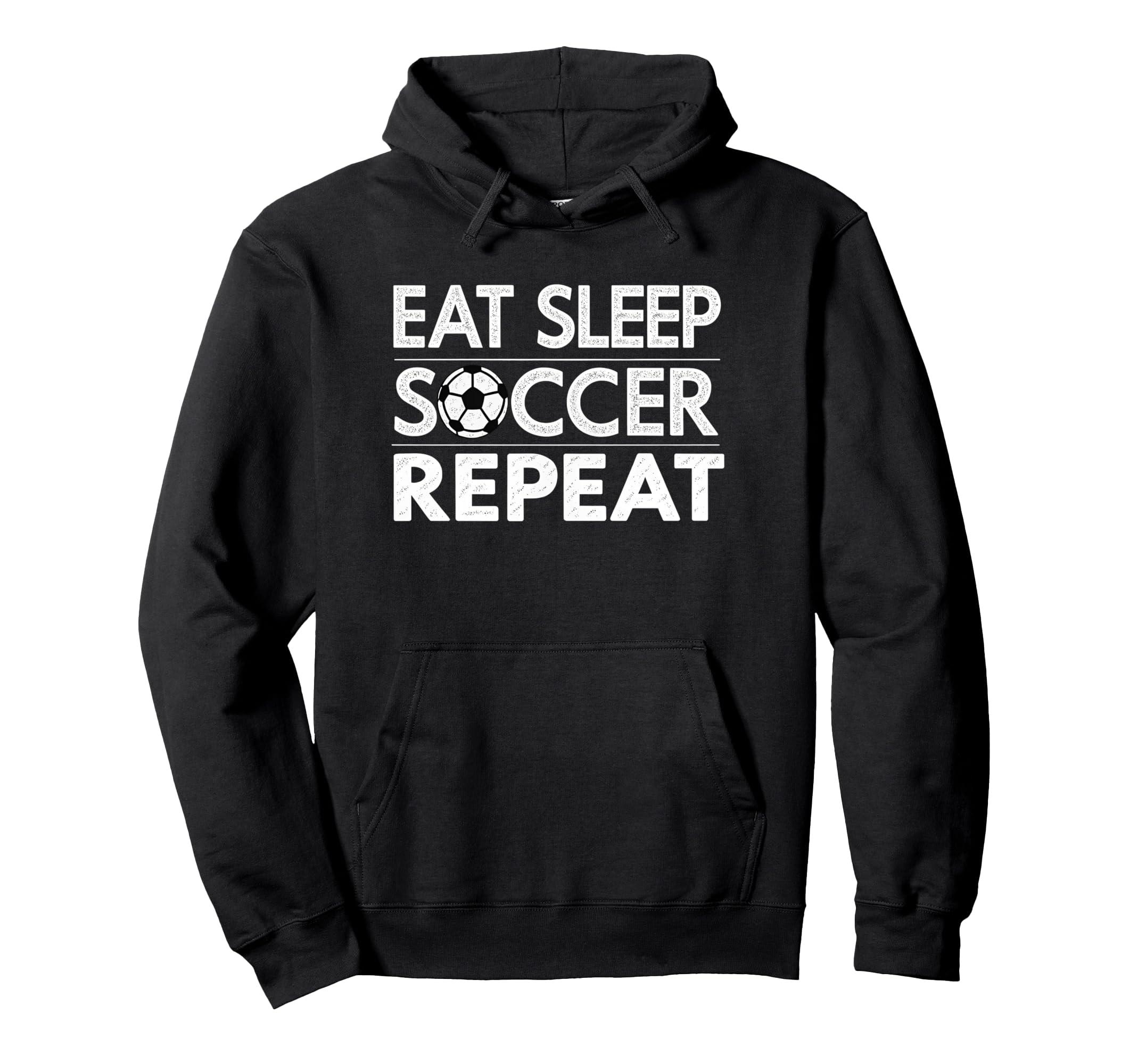 Eat Sleep Soccer Repeat Sport Player Soccer Hoodie - Trendy Graphic Unisex