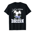Football Just Who Loves Soccer T-Shirt - Casual Everyday Wear for Adults
