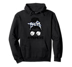 Mom Life Soccer Lover Mothers Day Messy Hoodie - Graphic Print for Adults