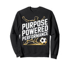 Christian Soccer Player Religious Sweatshirt - Trendy Graphic Men Women