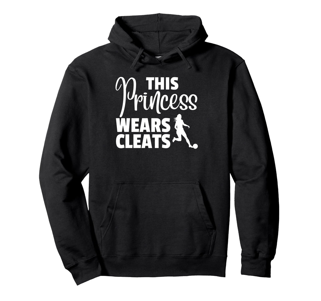 Best Soccer Princess Wears Cleats Football Hoodie - Graphic Print Men Women