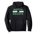 North Dakota Ice Hockey Player Hoodie - Fun Novelty Design Men Women