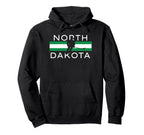 North Dakota Ice Hockey Player Hoodie - Fun Novelty Design Men Women