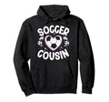 Soccer Cousin Heart Cousin Soccer Hoodie - Minimalist Print Men Women
