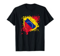 Soccer Ball Flag Venezuela T-Shirt - Trendy Graphic Men Women