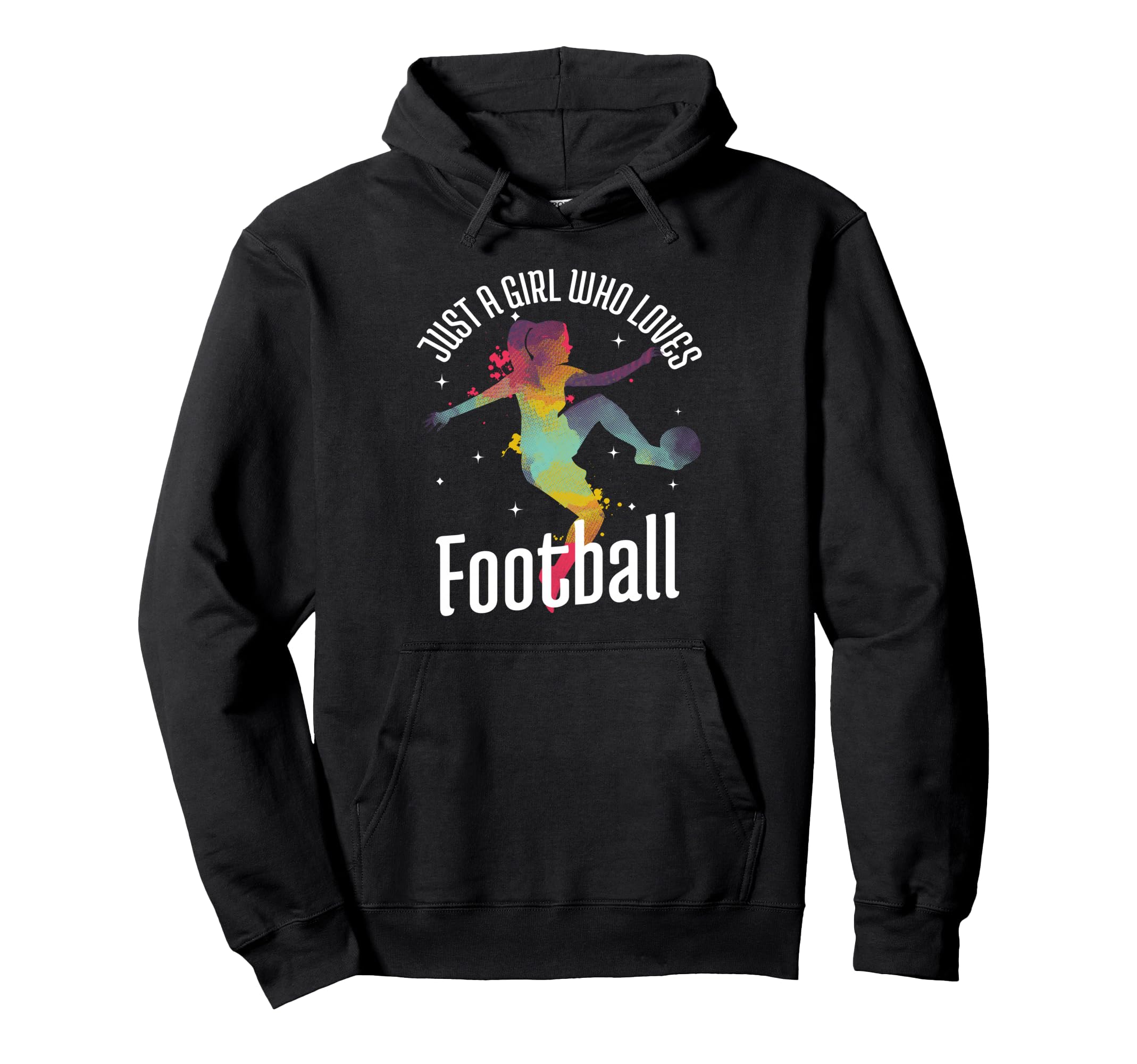 Just Who Loves Football Player Soccer Gift Hoodie - Novelty Apparel Unisex