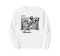 Savior Jesus Saves Football Sweatshirt - Minimalist Print Men Women