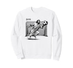 Savior Jesus Saves Football Sweatshirt - Minimalist Print Men Women