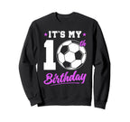 10 Years Old 10Th Birthday Gift Sweatshirt - Custom Art Print Unisex