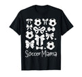 Soccer Mama Bows And Balls Hearts Bow T-Shirt - Unique Graphic Men Women