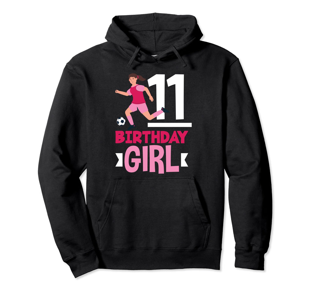 11Th Birthday 11 Years Soccer Hoodie - Casual Everyday Wear Unisex