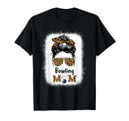 Bowling Mom Bleached Leopard Cheetah T-Shirt - Custom Art Print Unisex