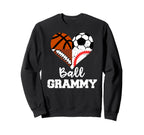 Ball Grammy Soccer Football Sweatshirt - Trendy Graphic for Adults