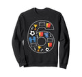 6Th Birthday 6 Year Old Football Sweatshirt - Streetwear Style Unisex