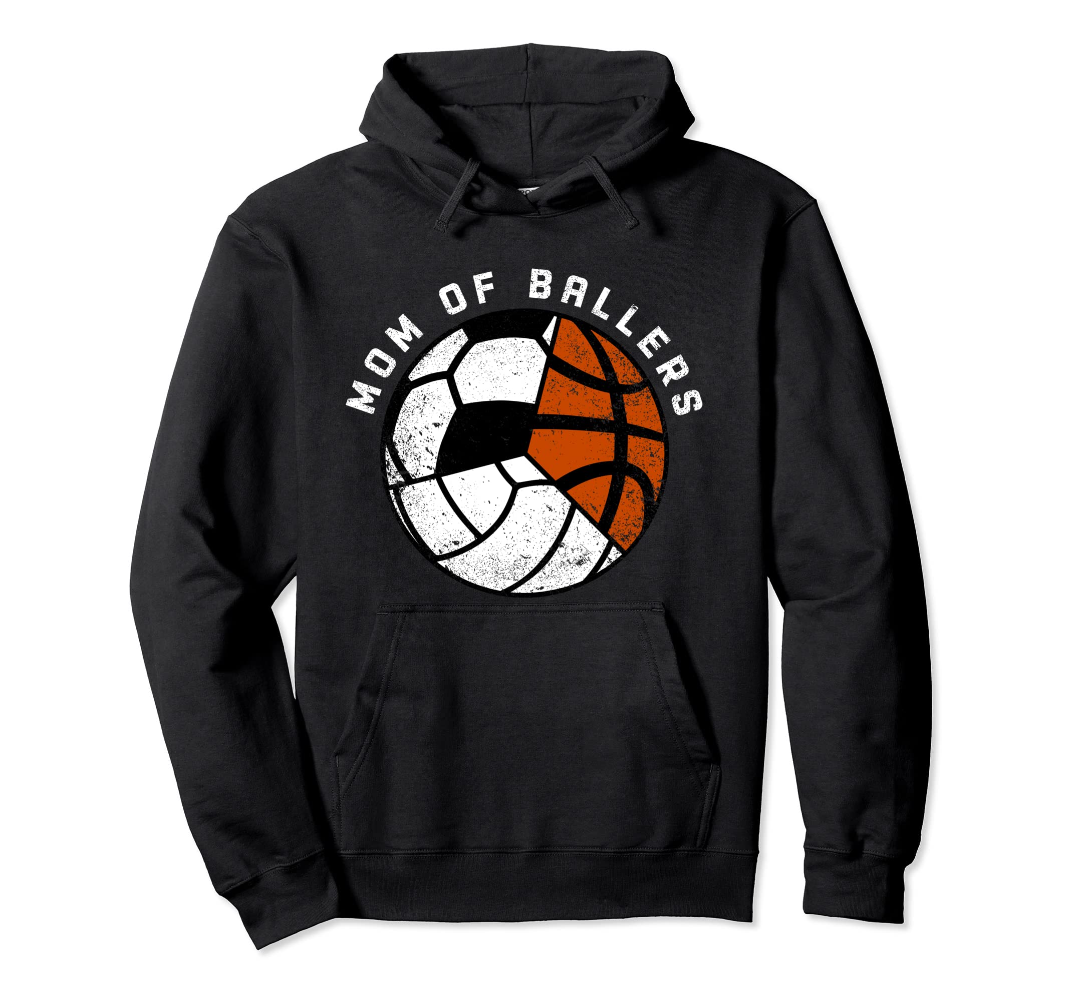 Mom Ballers Funny Volleyball Hoodie - Casual Everyday Wear Men Women