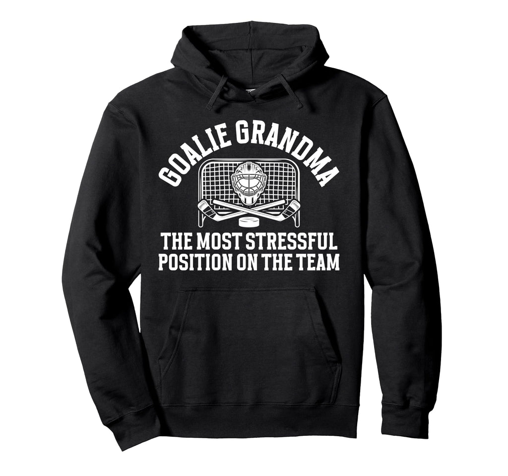 Funny Hockey Goalie Grandma Hockey Hoodie - Streetwear Style for Adults