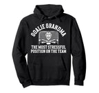 Funny Hockey Goalie Grandma Hockey Hoodie - Streetwear Style for Adults