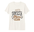 Soccer Moms Club Mama Coffee Mothers T-Shirt - Casual Everyday Wear Unisex