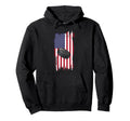 Patriotic Ice Hockey Snow Sports Hoodie - Novelty Apparel Unisex