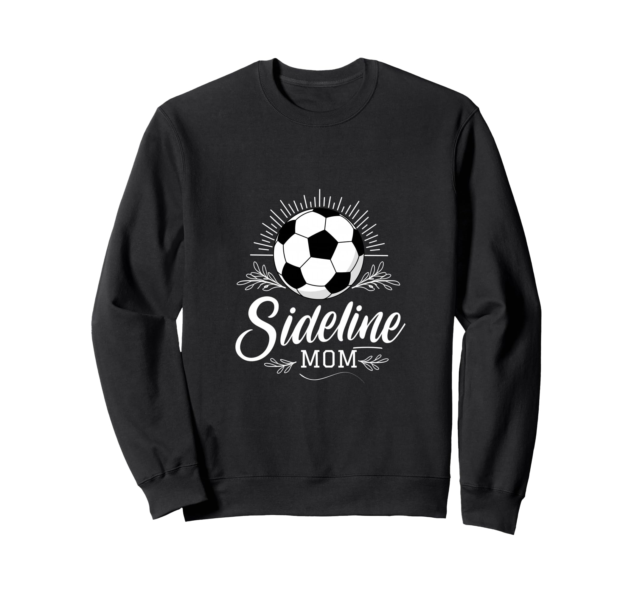 Sideline Mom Soccer Mama Soccer Mom Sweatshirt - Trendy Graphic Men Women