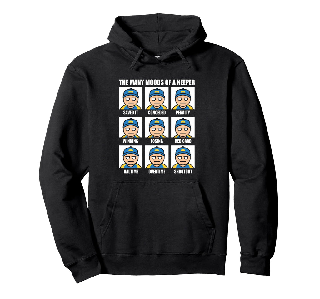 Many Moods Goalkeeper Soccer Football Hoodie - Streetwear Style Men Women