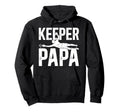 Soccer Keeper Papa Soccer Goalie Papa Hoodie - Novelty Apparel Unisex