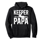 Soccer Keeper Papa Soccer Goalie Papa Hoodie - Novelty Apparel Unisex