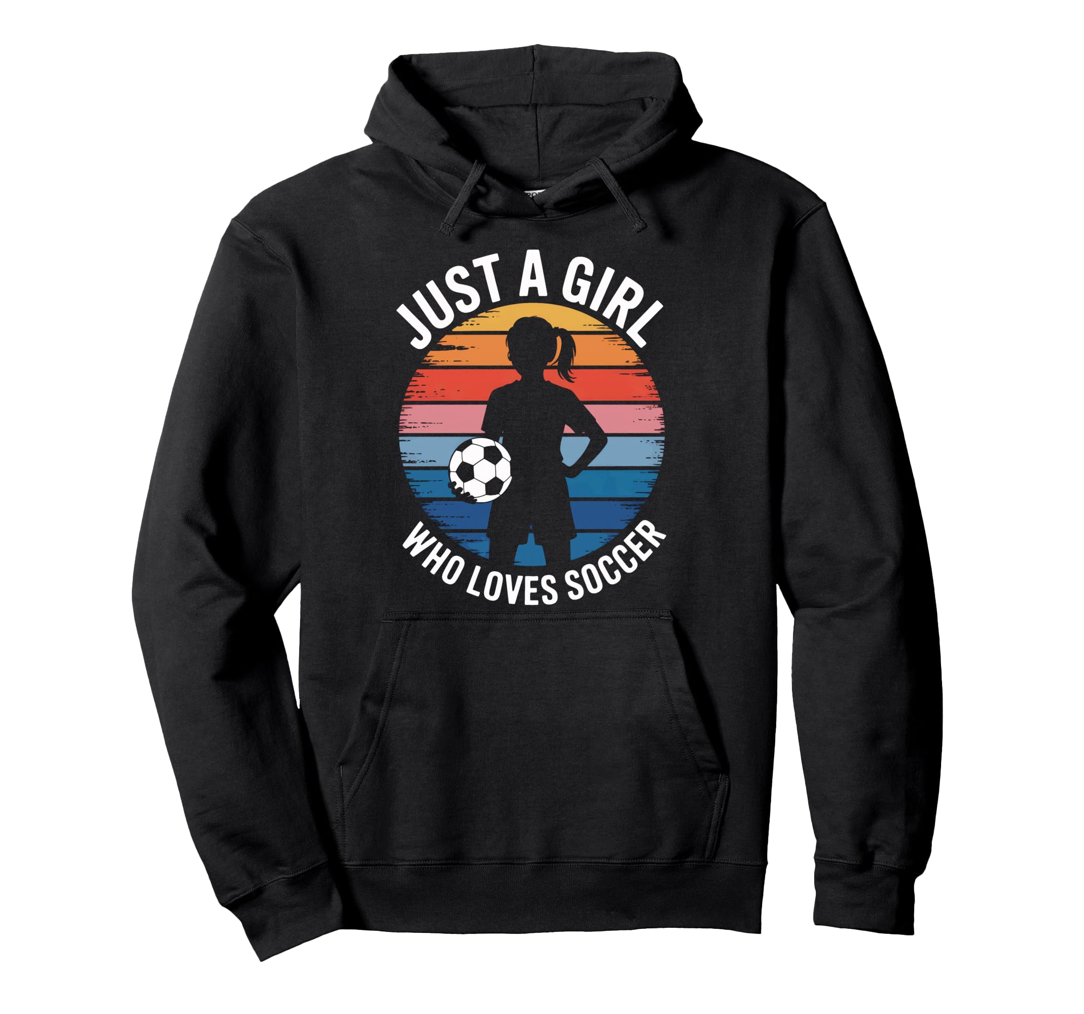 Who Loves Soccer Just Soccer Players Hoodie - Novelty Apparel Unisex