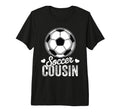 Funny Soccer Cousin Mothers Day Tri T-Shirt - Trendy Graphic for Adults